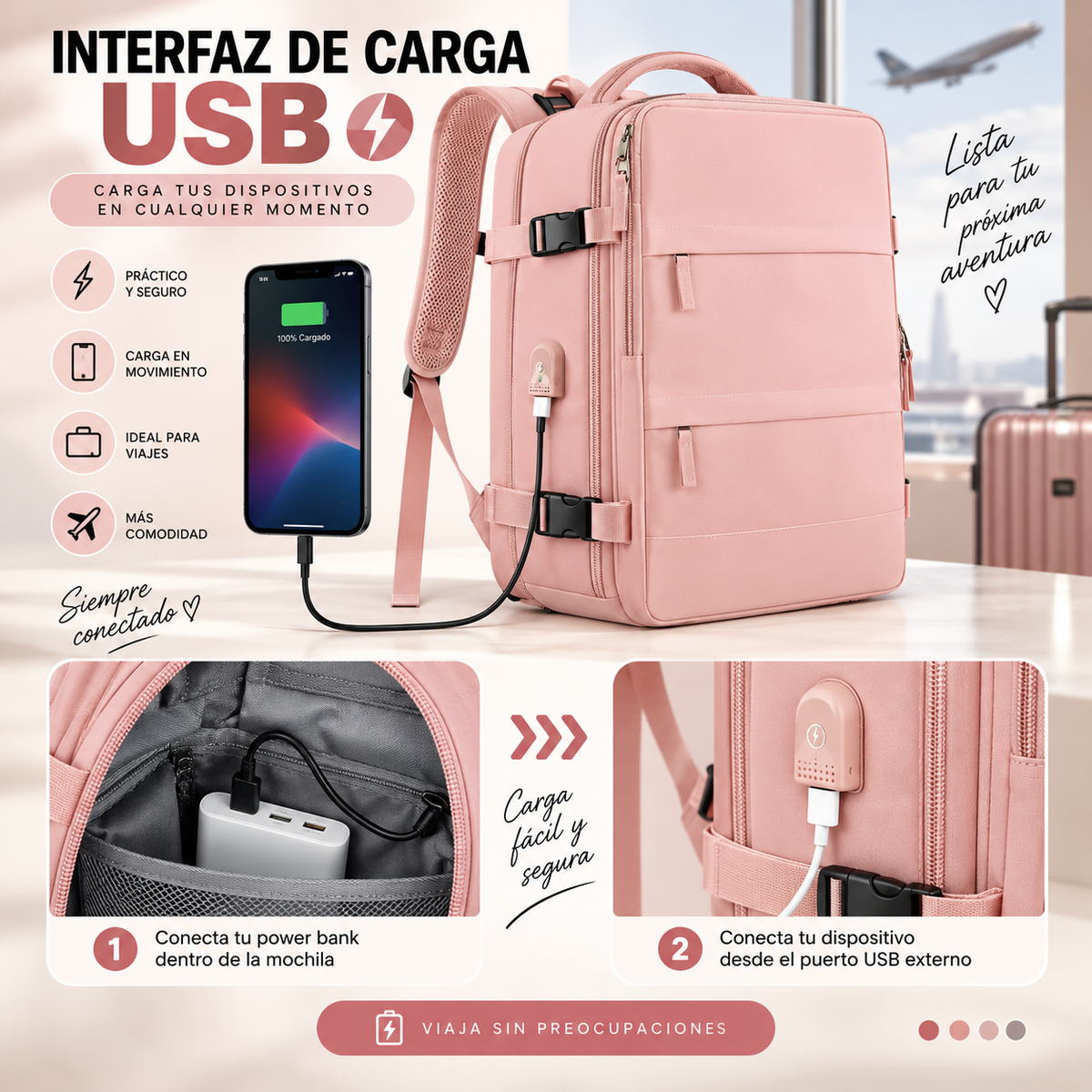 AeroBag™ | Mochila de Viaje Impermeable