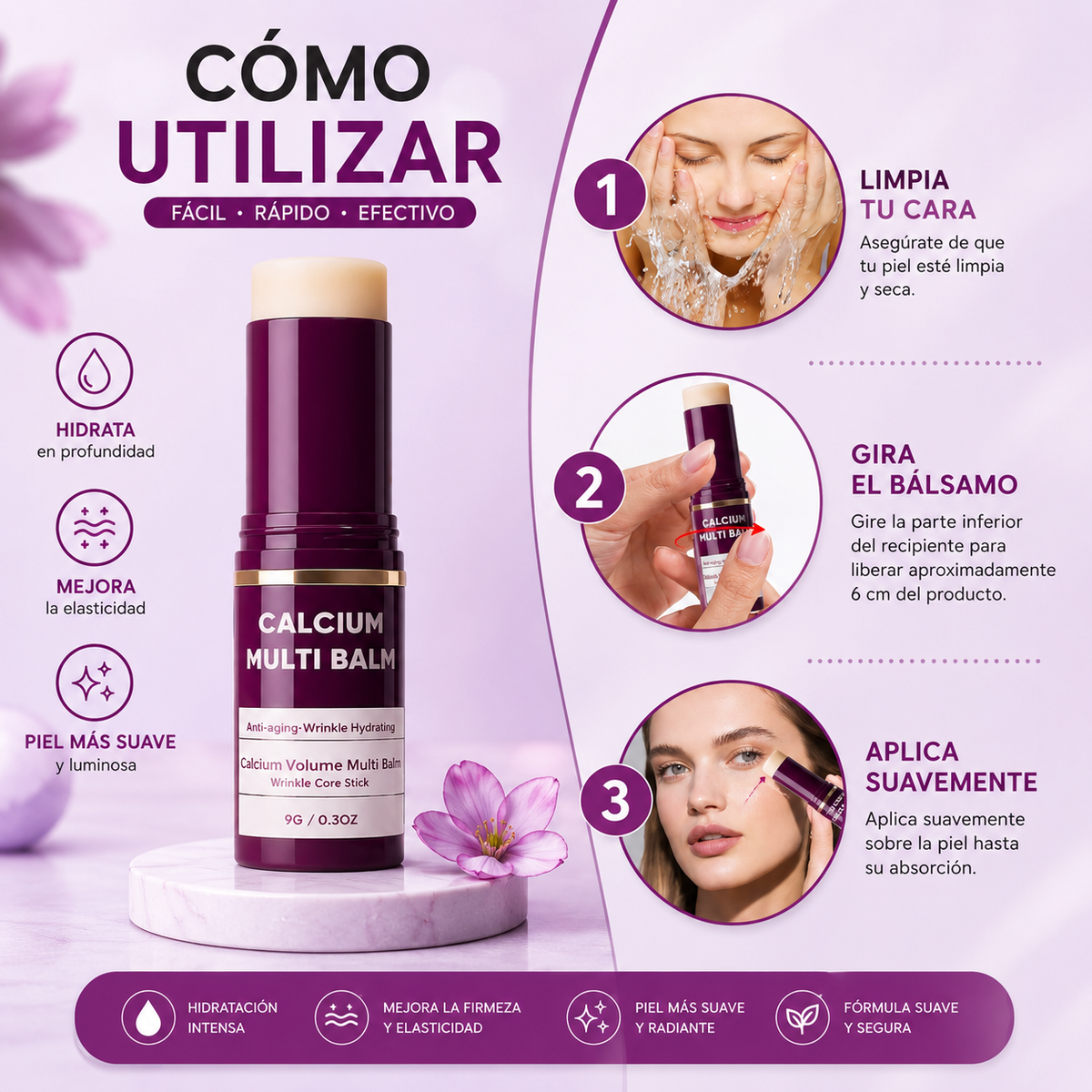 Multi Balm™ | Bálsamo de Calcio para Contorno de Ojos y Rostro