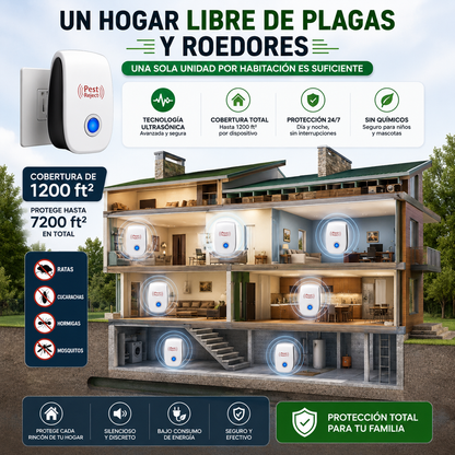 PestShield™ | Repelente Ultrasonico  | Contra roedores