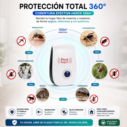 PestShield™ | Repelente Ultrasonico  | Contra roedores