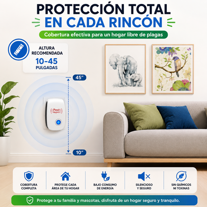 PestShield™ | Repelente Ultrasonico  | Contra roedores