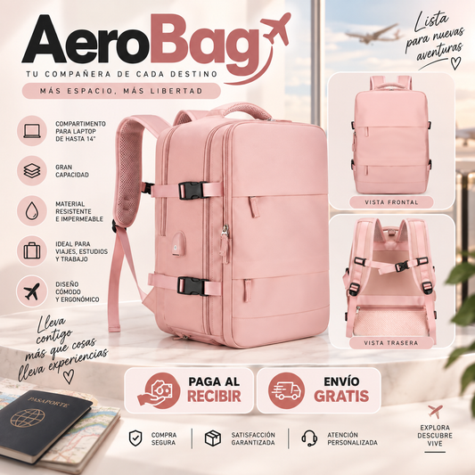 AeroBag™ | Mochila de Viaje Impermeable