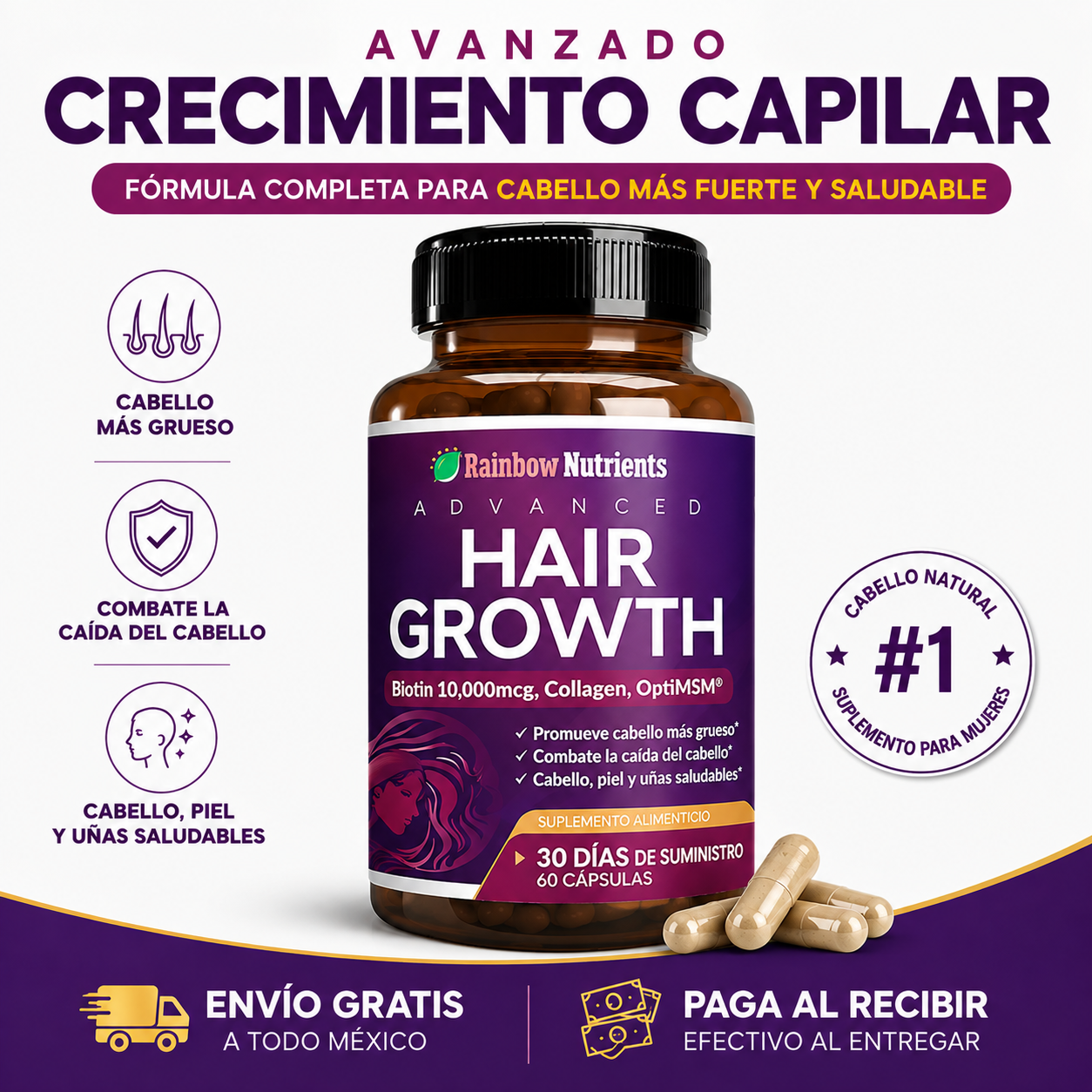 Hair Growth | Crecimiento Capilar Avanzado para Mujeres