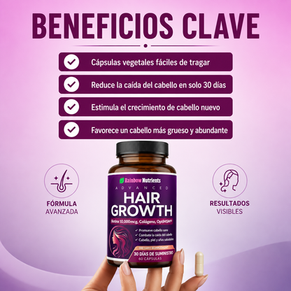 Hair Growth | Crecimiento Capilar Avanzado para Mujeres