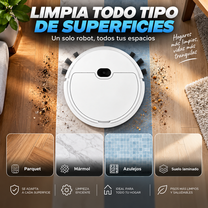 RoboClean™ | Robot Aspiradora 3 En 1 Inteligente