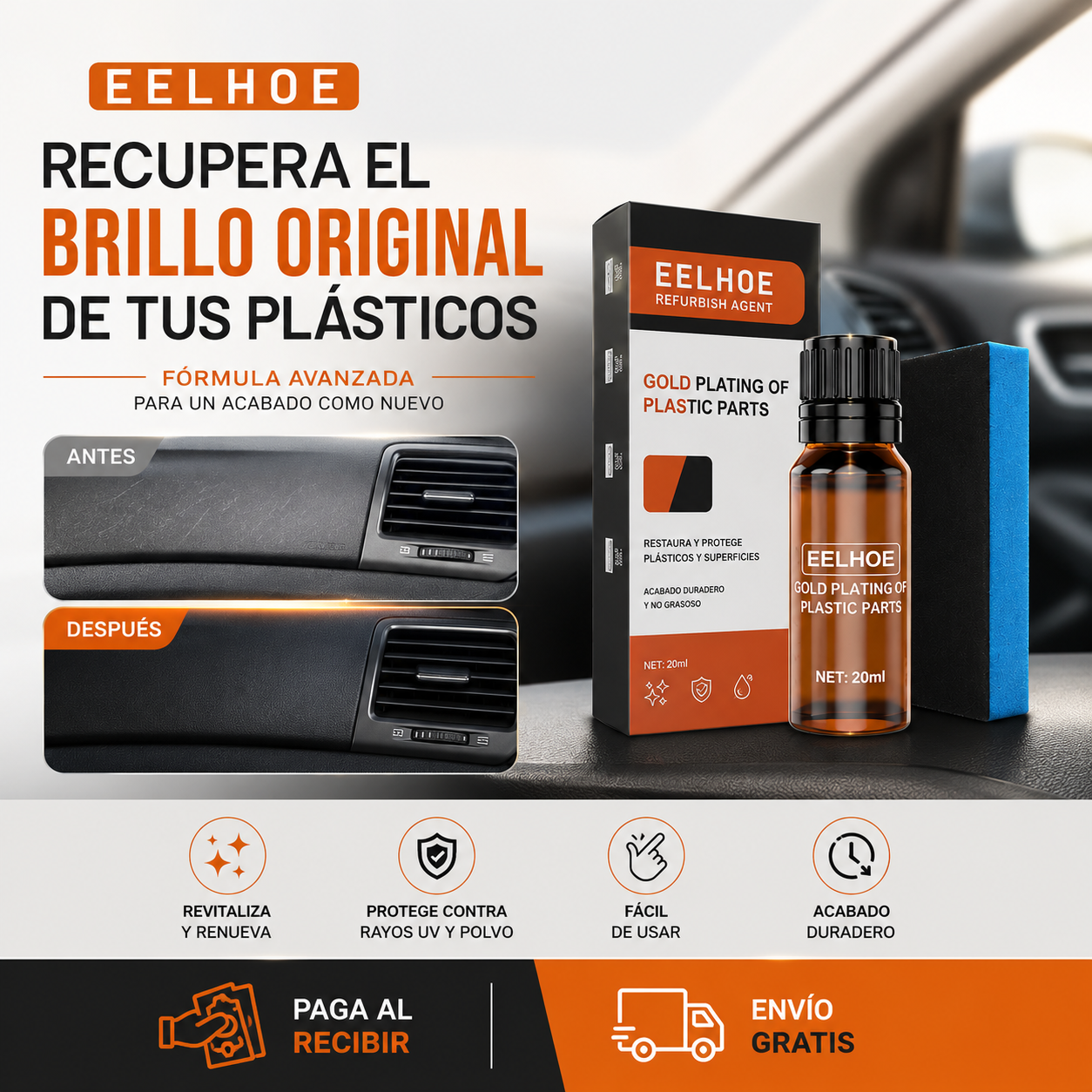 EELHOE | Renovador de plásticos 20ml