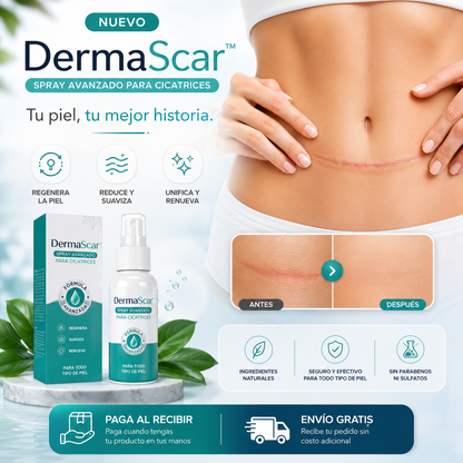 DermaScar™ | Spray Cicatrices | Nutre, hidrata y protege tu piel cada día