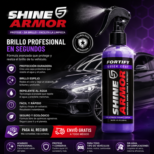 Shine Armor | Spray De Revestimiento Ceramico Carro