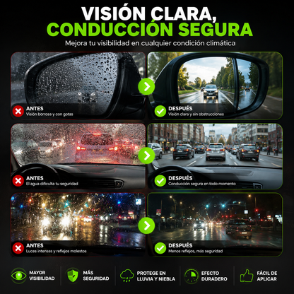 2x1 CrystalBrush™ | Mejora la visibilidad al conducir.